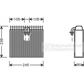 Verdampfer, Klimaanlage 7300V007