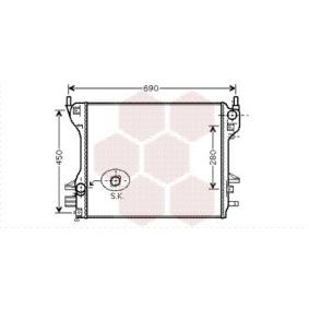 Achetez des Radiateur du moteur VAN WEZEL 77002039 à prix pour 416,30 €