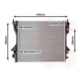 Achetez des Radiateur du moteur VAN WEZEL 77002040 à prix pour 209,26 €