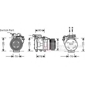 Compre Compressor, ar condicionado da VAN WEZEL 7700K030 a um preço baixo por 848,77 €