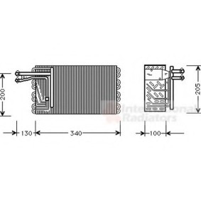 Verdampfer, Klimaanlage 7700V022