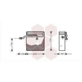 Verdampfer, Klimaanlage 8100V036