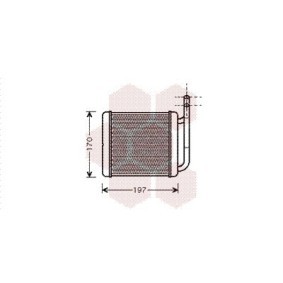 Comprar Radiador de calefacción de VAN WEZEL 82006136 a bajo precio de 98,62 €