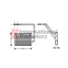 Comprar Radiador de calefacción de VAN WEZEL 82006141 a bajo precio de 117,21 €
