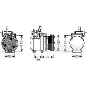 Acquista Compressore aria condizionata da VAN WEZEL 8200K065 a buon mercato per soli 674,94 €