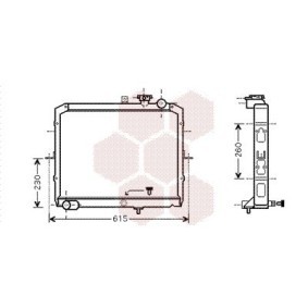 Achetez des Radiateur de chez VAN WEZEL en ligne pour PREGIO Camionnette (TB) à prix modérés