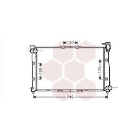 Achetez des Radiateur de chez VAN WEZEL en ligne pour CLARUS Break (GC) à prix modérés