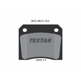 Bremsbeläge von TEXTAR 2000702