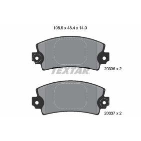 Acquista Kit pastiglie freni da TEXTAR 2033602 a buon mercato per soli 34,54 €