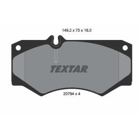 Acquista Kit pastiglie freni da TEXTAR 2078401 a buon mercato per soli 35,61 €