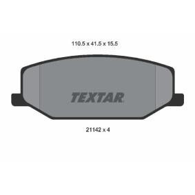 Acquista Kit pastiglie freni da TEXTAR 2114202 a buon mercato per soli 26,77 €