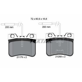 Acquista Kit pastiglie freni da TEXTAR 2117902 a buon mercato per soli 36,24 €