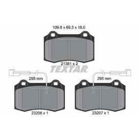 Acquista Kit pastiglie freni da TEXTAR 2138103 a buon mercato per soli 59,51 €