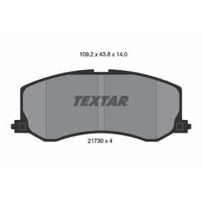 Bremsbeläge von TEXTAR