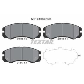 Compre Pastilhas de travão da TEXTAR 2184501 a um preço baixo por 46,30 €