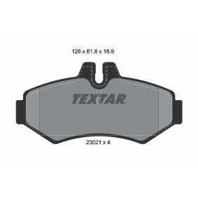 Acquista Kit pastiglie freni da TEXTAR 2302101 a buon mercato per soli 36,91 €