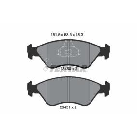 Bremsbeläge 2345001 für KIA