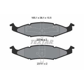 Acquista Kit pastiglie freni da TEXTAR 2374001 a buon mercato per soli 22,12 €