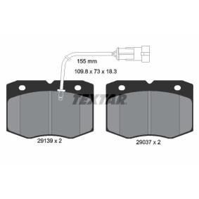Acquista Kit pastiglie freni da TEXTAR 2913901 a buon mercato per soli 88,40 €