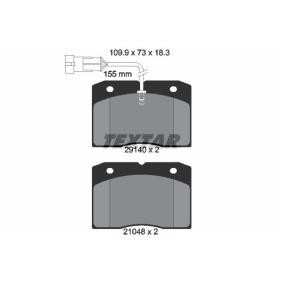 Acquista Kit pastiglie freni da TEXTAR 2914001 a buon mercato per soli 27,86 €