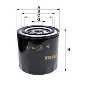 Ölfilter für VW von DIAMAX