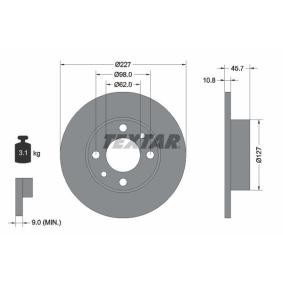 Acquista Disco freno da TEXTAR 92019300 a buon mercato per soli 23,17 €