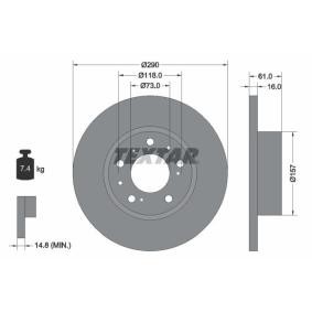 Acquista Disco freno da TEXTAR 92042900 a buon mercato per soli 48,68 €
