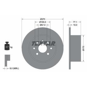 Bremsscheibe 92054700 von TEXTAR günstig für 47,09 € online kaufen