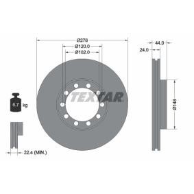 Acquista Disco freno da TEXTAR 93085800 a buon mercato per soli 68,86 €