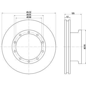 Bremsscheibe von TEXTAR 93087100