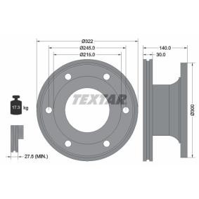 Acquista Disco freno da TEXTAR 93128000 a buon mercato per soli 211,26 €