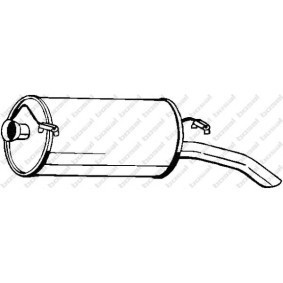 Endschalldämpfer von BOSAL für XM Break (Y4) günstig online kaufen