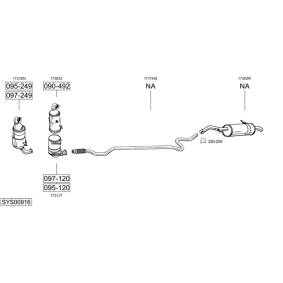 Endschalldämpfer von BOSAL