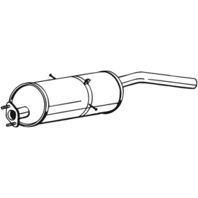 Mittelschalldämpfer 169-001