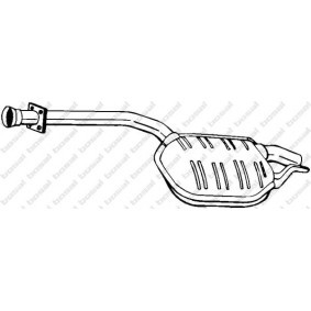 Mittelschalldämpfer 175-011 von BOSAL günstig für 104,55 € online kaufen