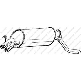 Endschalldämpfer von BOSAL für Senator Mk2 (B) (V88) günstig online kaufen