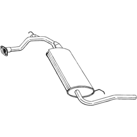 Mittelschalldämpfer von BOSAL für SANTANA (32B) günstig online kaufen
