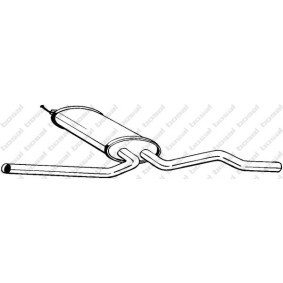 Mittelschalldämpfer von BOSAL