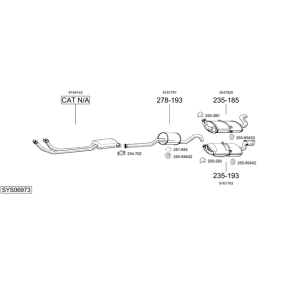 Compre Silenciador intermedio de BOSAL online para ACCORD V Aerodeck (CE) a precios moderados
