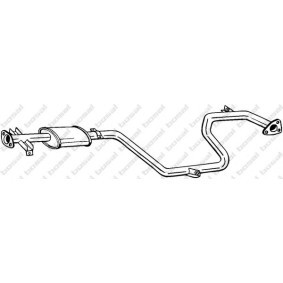 Achetez des Silencieux intermédiaire de chez BOSAL en ligne pour SPACE WAGON (N3_W, N4_W) à prix modérés