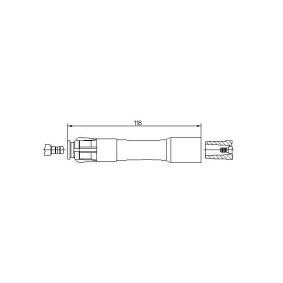 Stecker, Zündkerze 13249A1,8