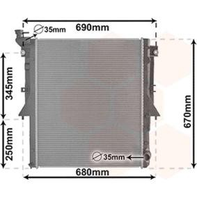 Achetez des Radiateur du moteur VAN WEZEL 32012705 à prix pour 179,79 €