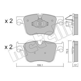 Acquista Kit pastiglie freni da METELLI 22-0985-1 a buon mercato per soli 56,55 €