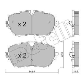 Acquista Kit pastiglie freni da METELLI 22-1105-0 a buon mercato per soli 50,37 €
