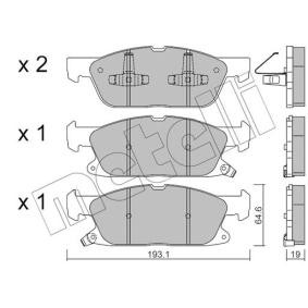 Acquista Kit pastiglie freni da METELLI 22-1117-0 a buon mercato per soli 55,41 €