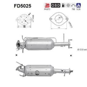 Köp Partikelfilter (DPF) av AS FD5025 till det låga priset 4883,69 kr