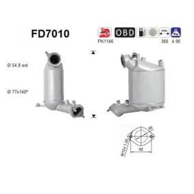 Köp Partikelfilter (DPF) från AS på nätet till Lancer VIII Sedan (CY_A, CZ_A) till schyssta priser