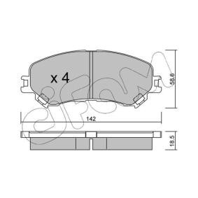 Bremsbeläge 822-1111-0 von CIFAM günstig für 75,70 € online kaufen