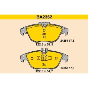 Achetez des Plaquettes de frein Barum BA2362 à prix pour 70,45 €