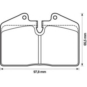 Acquista Kit pastiglie freni da JURID 571348J-AS a buon mercato per soli 100,71 €